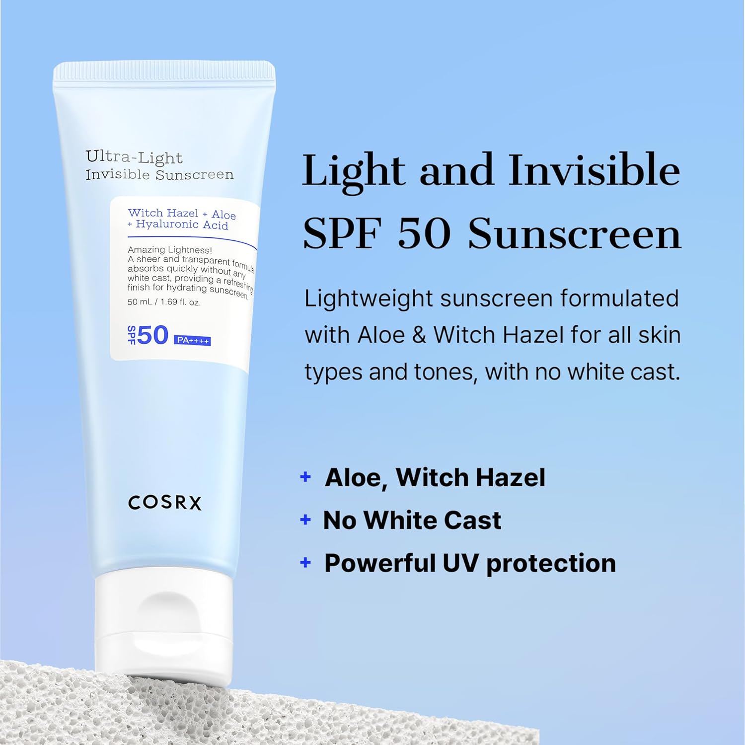 COSRX Ultra Light Invisible Sunscreen 50ml